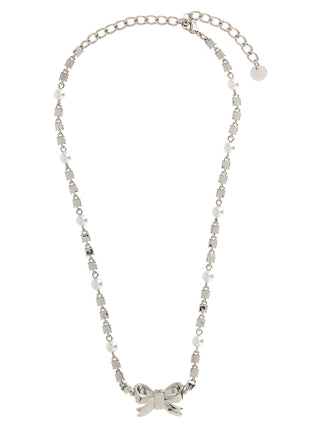 Self-Portrait Silver Brass Necklace
