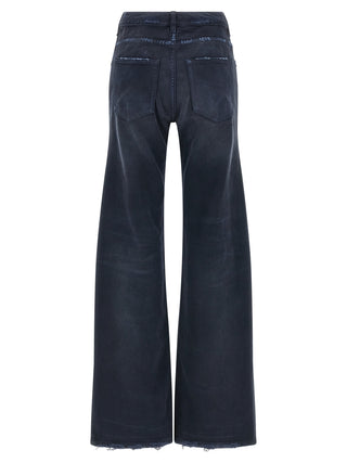 Balenciaga Blue Cotton Flared Jeans