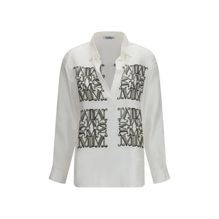 Max Mara White Silk Shirt