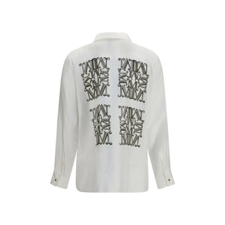 Max Mara White Silk Shirt