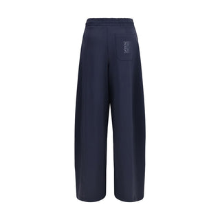 Max Mara Blue Polyamide Casual Pants