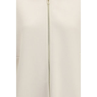Max Mara Beige Wool Oves Aries Full-Length Jacket