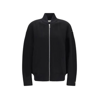 Max Mara Black Wool Oves Aries Full-Length Jacket