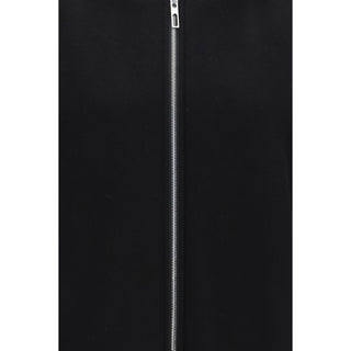 Max Mara Black Wool Oves Aries Full-Length Jacket