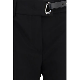 Max Mara Black Viscose Casual Pants