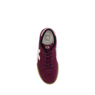 Veja Purple Calf Leather Bos Taurus Low Top Sneakers