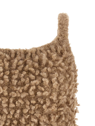 Peserico Beige Wool Sleeveles Sweater