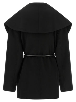 Sportmax Black Wool Coat