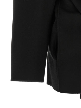 Sportmax Black Wool Coat