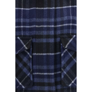 PINKO Blue Wool Oves Aries Shell Jacket