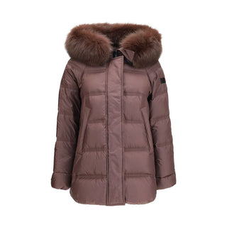 Peuterey Bordeaux Polyester Full-Length Jacket