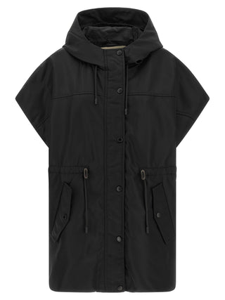 Max Mara Black Polyamide Sleeveless Jacket
