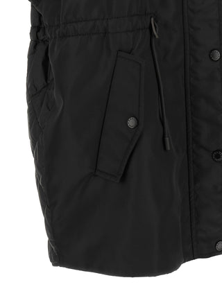 Max Mara Black Polyamide Sleeveless Jacket