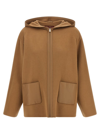 Max Mara Beige Virgin Wool Coat
