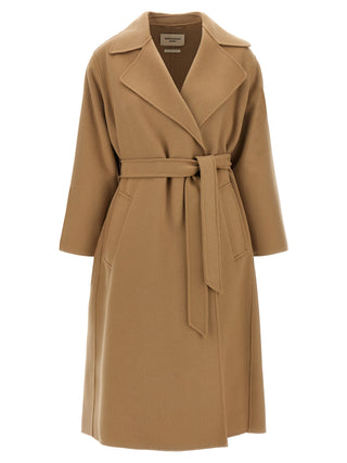 Max Mara Beige Virgin Wool Coat