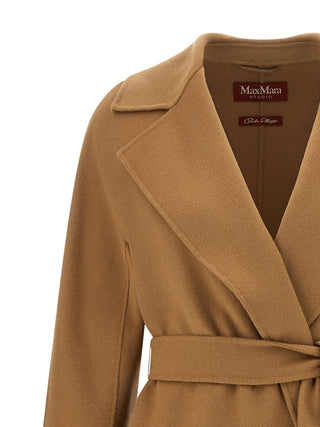 Max Mara Beige Virgin Wool Coat