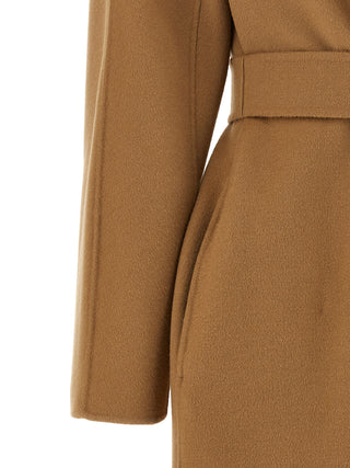 Max Mara Beige Virgin Wool Coat