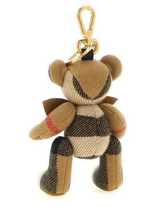 Burberry Beige Cashmere Keychain