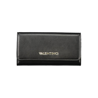 Mario Valentino Black Polyurethane Women's Wallet
