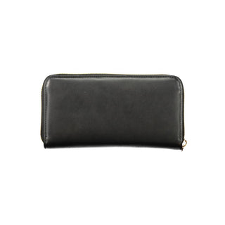 Mario Valentino Black Polyurethane Women's Wallet