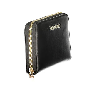 Mario Valentino Black Polyurethane Women's Wallet