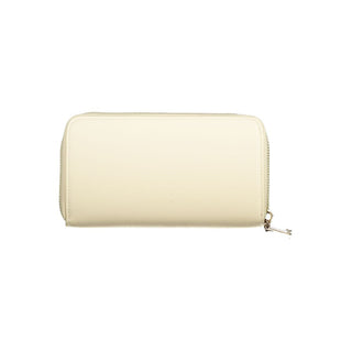Mario Valentino Beige Polyurethane Women's Wallet