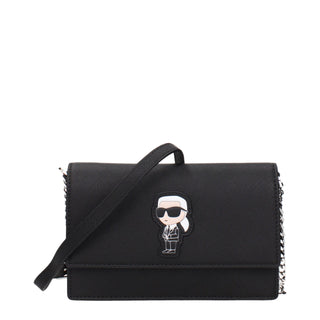 Karl Lagerfeld Black Polyethylene Crossbody Bag