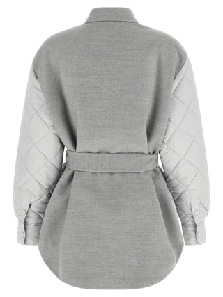Fabiana Filippi Gray Polyester Shell Jacket