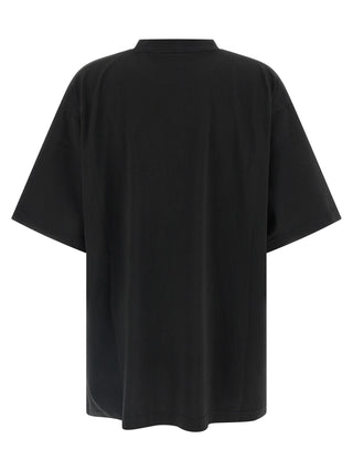 Balenciaga Black Cotton T-Shirt