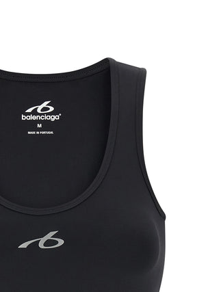 Balenciaga Black Polyamide Sport Bra