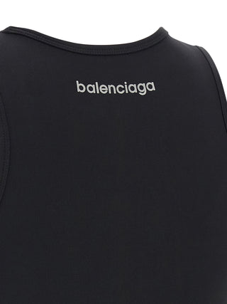 Balenciaga Black Polyamide Sport Bra