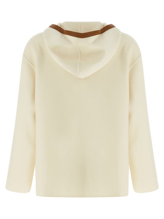 Max Mara White Virgin Wool Coat