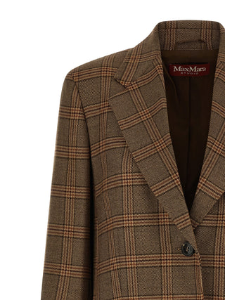 Max Mara Brown Wool Blazer