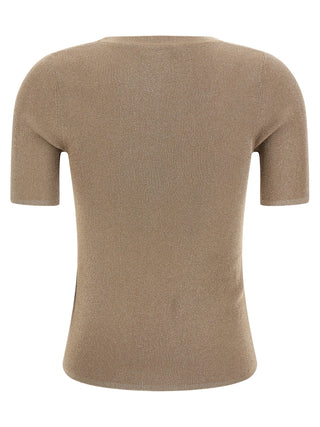 Max Mara Beige Polyamide T-Shirt
