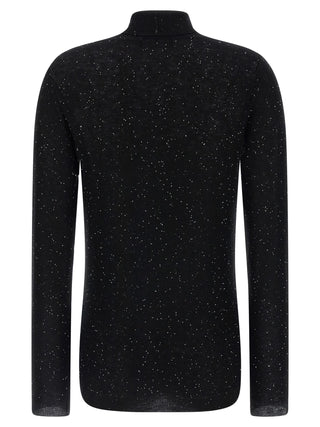 Fabiana Filippi Black Wool Cardigan