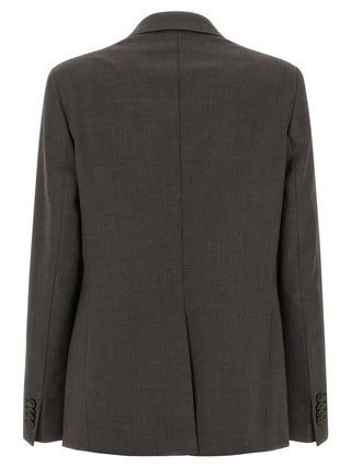 Tagliatore Gray Virgin Wool Two-Piece Suit