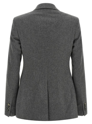 Tagliatore Gray Cashmere Blazer