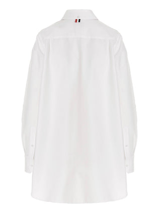 Thom Browne White Cotton Blouse