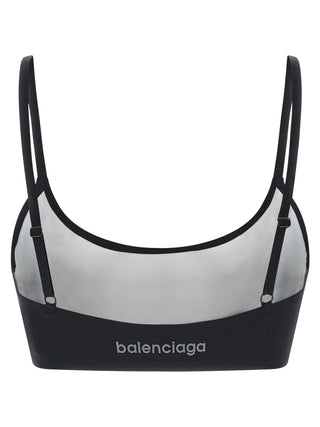 Balenciaga Black Polyamide Sport Bra