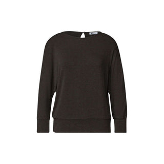 Street One Brown Viscose Long Sleeve T-Shirt