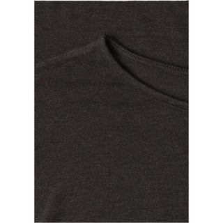 Street One Brown Viscose Long Sleeve T-Shirt