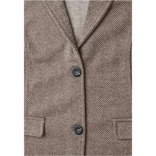 Street One Brown Polyester Blazer