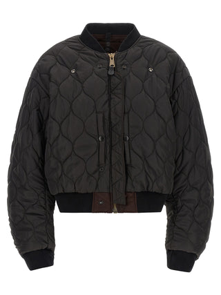 Maison Margiela Brown Polyamide Bomber
