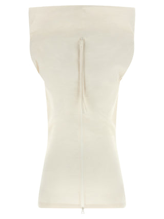 Issey Miyake White Paper Blouse