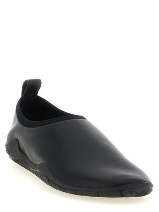 Jil Sander Black Polyethylene Flats