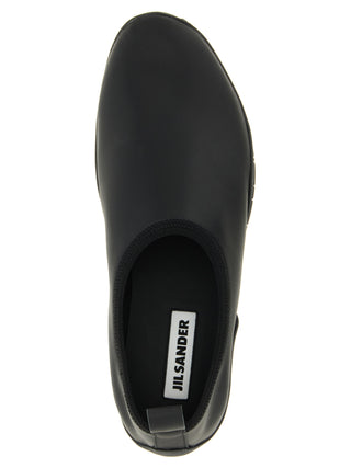 Jil Sander Black Polyethylene Flats