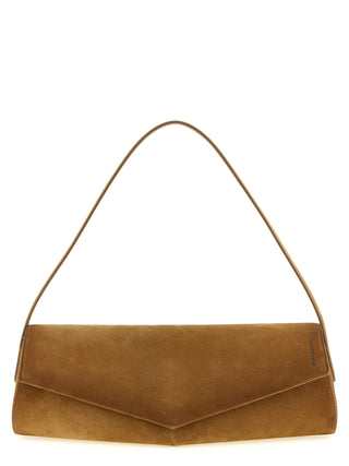 Jil Sander Brown Calfskin Shoulder Bag