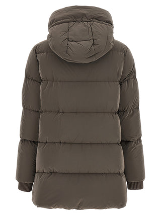 MooRER Brown Wool Full-Length Jacket