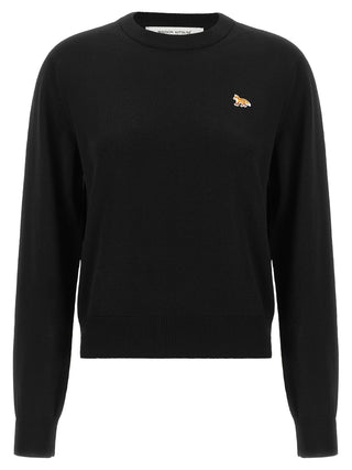 Maison Kitsuné Black Wool Cardigan