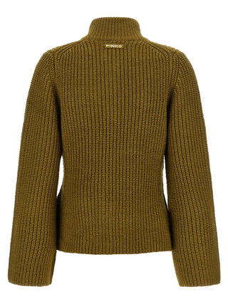 PINKO Bicolor Polyester Cardigan